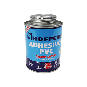 ADHESIVO PVC LATA HOFFENS 240 C.C. SECADO RAPIDO
