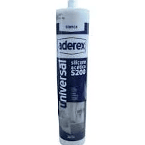 REX ADEREX SILICONA ACÉTICA, TRANSPARENTE, CARTUCHO 280 ML