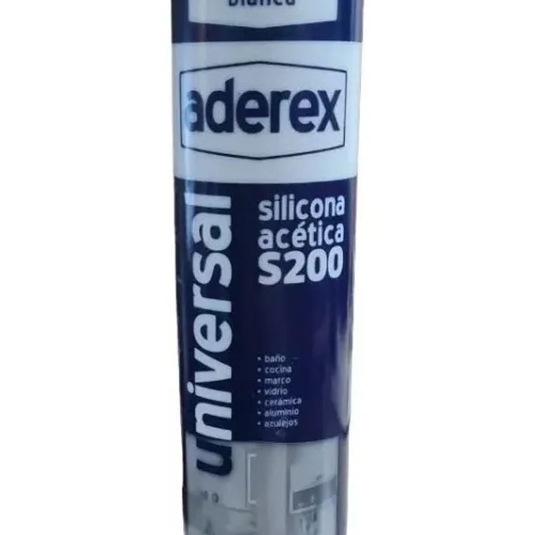 REX ADEREX SILICONA ACÉTICA, BLANCO, CARTUCHO 280 ML 1