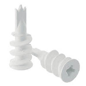 TARUGO DE NYLON P/VOLCANITA (TIPO BROCA CAJA 100 UNID.)