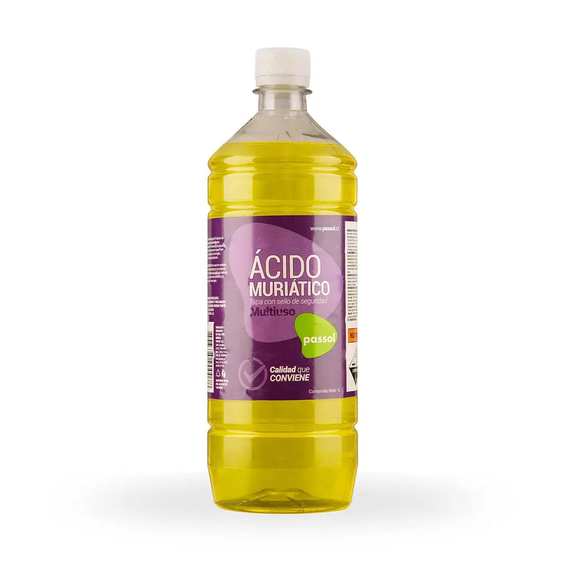 ACIDO MURIATICO BOTELLA 1 LT PASSOL 1