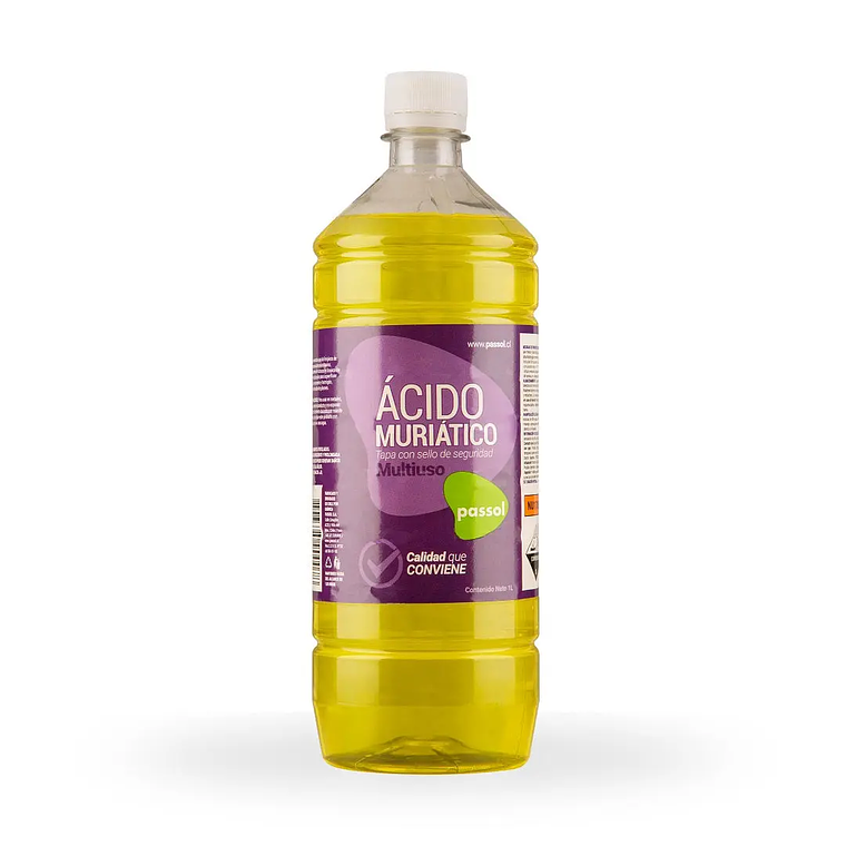 ACIDO MURIATICO BOTELLA 1 LT PASSOL 1
