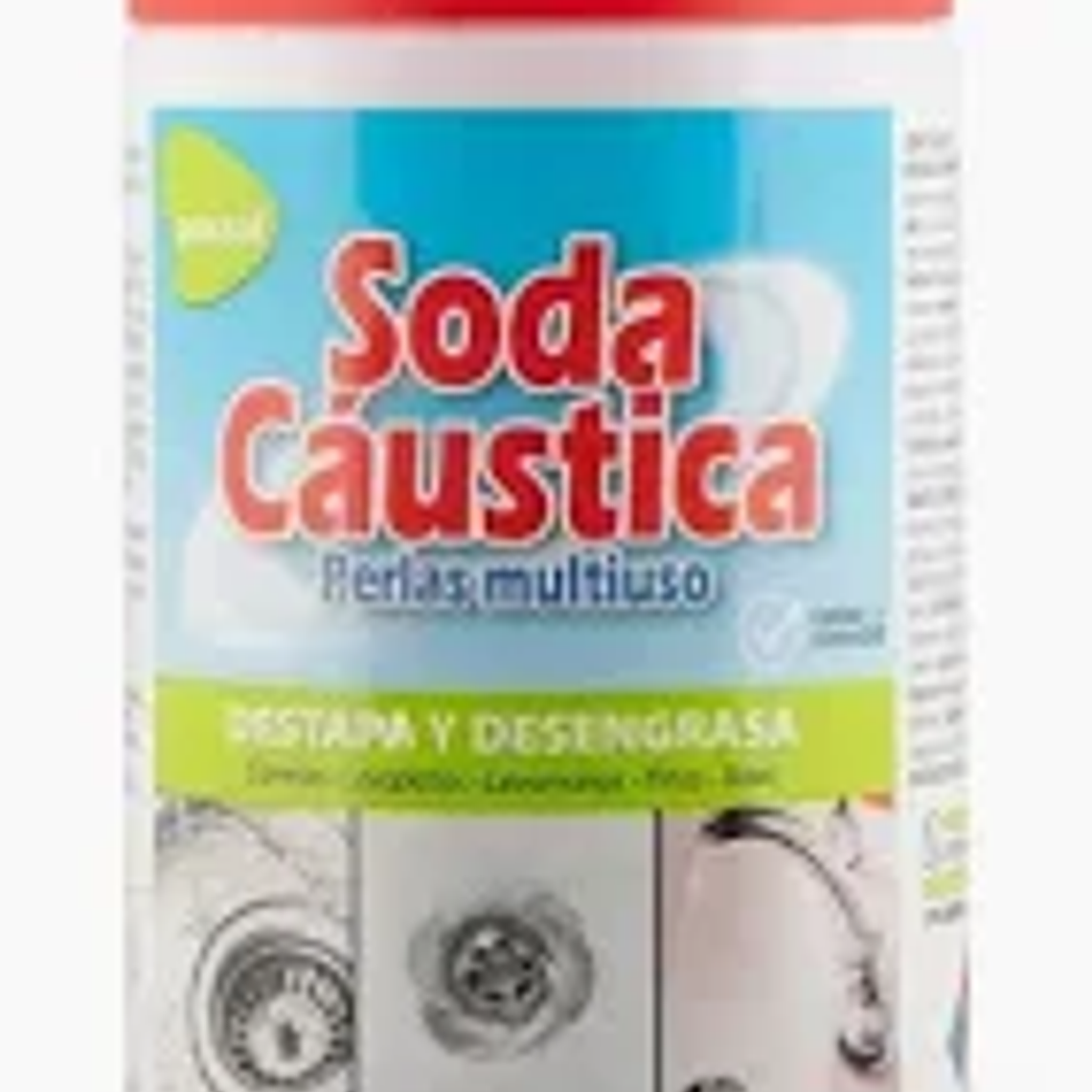 SODA CAUSTICA POTE 1/2 KG PASSOL 1