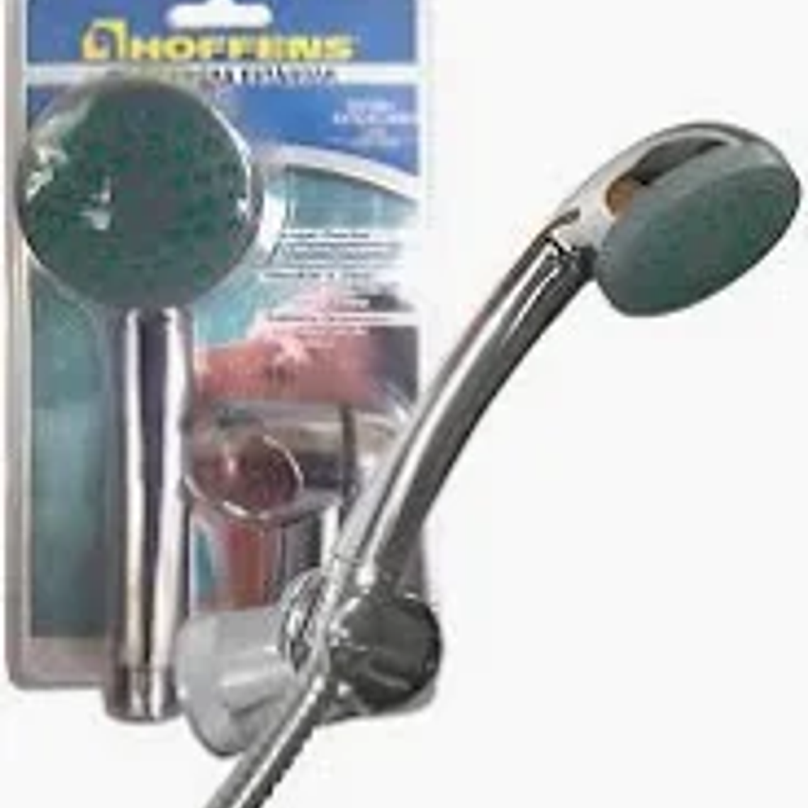 JUEGO DUCHA ESTANDAR C/FLEXIBLE Y SOPORTE HOFFENS 1