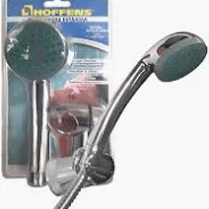 JUEGO DUCHA ESTANDAR C/FLEXIBLE Y SOPORTE HOFFENS