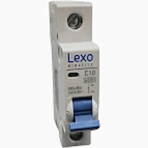 INTERRUPTOR AUTOMÁTICO 6KA, C, 1X10A LEXO