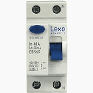 INTERRUPTOR DIFERENCIAL 2X 40A, 30MA LEXO