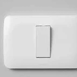 INTERRUPTOR SIMPLE 9/12 10A 250V BLANCO ARMADO LEXO