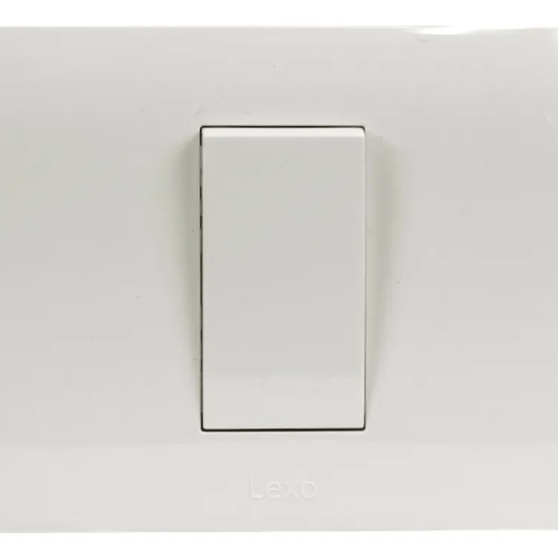 INTERRUPTOR SIMPLE 9/24 10A 250V BLANCO ARMADO LEXO 1