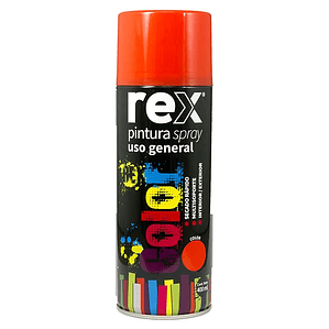 REX PINTURA SPRAY ACRILICA, NARANJO, 400 ML