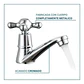 Llave Lavamanos Individual Tipo X Cruz - Miniatura 2