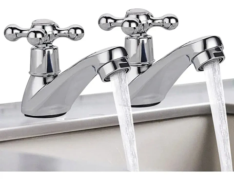 Llave Lavamanos Individual Tipo X Cruz
