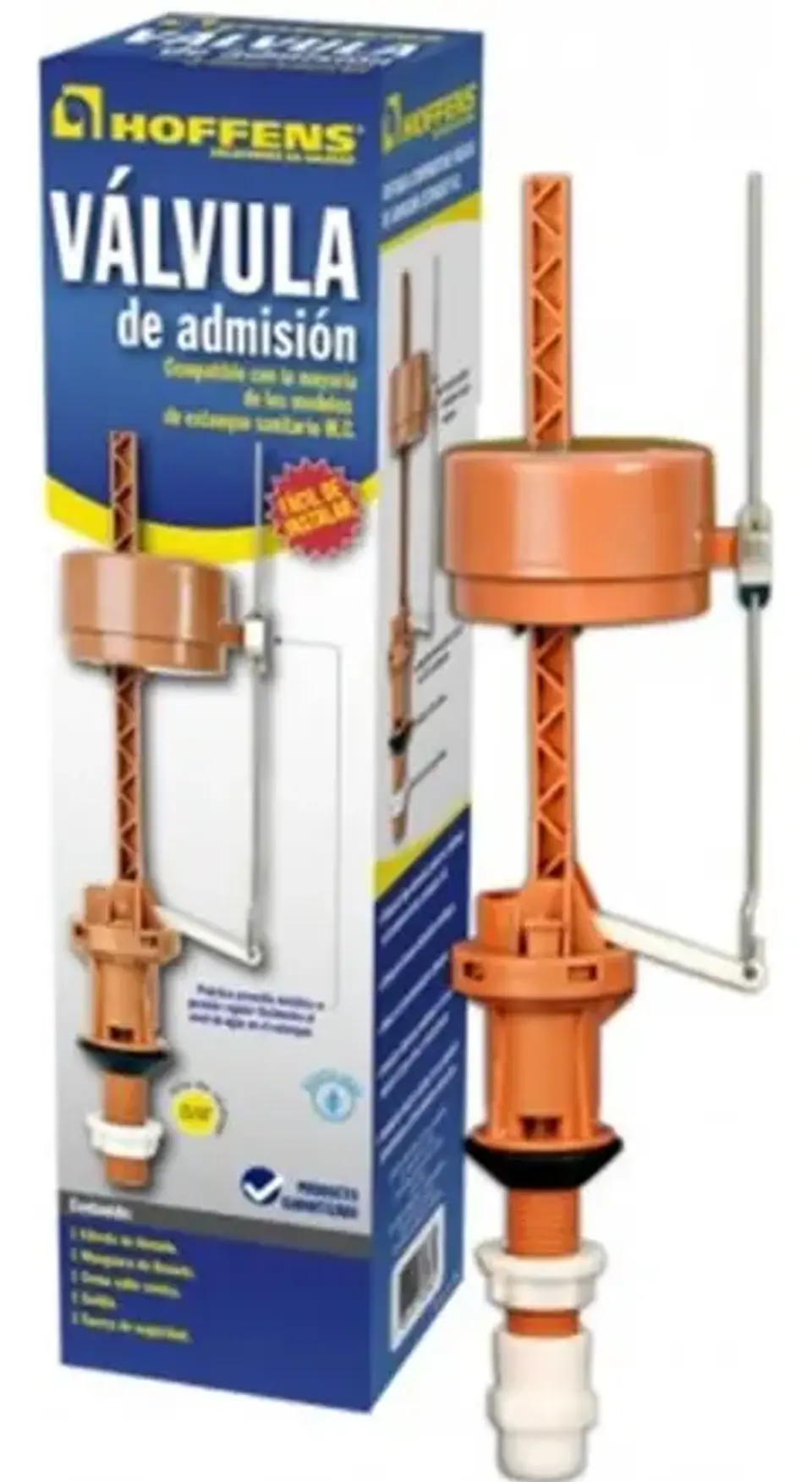 Valvula De Admision Para Wc Llenado Estanque 1516 Hoffens Fluidmaster 2