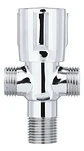 Llave Angular Doble Conexión HE 1/2 Cromada - Miniatura 3