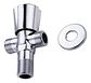 Llave Angular Doble Conexión HE 1/2 Cromada - Miniatura 1