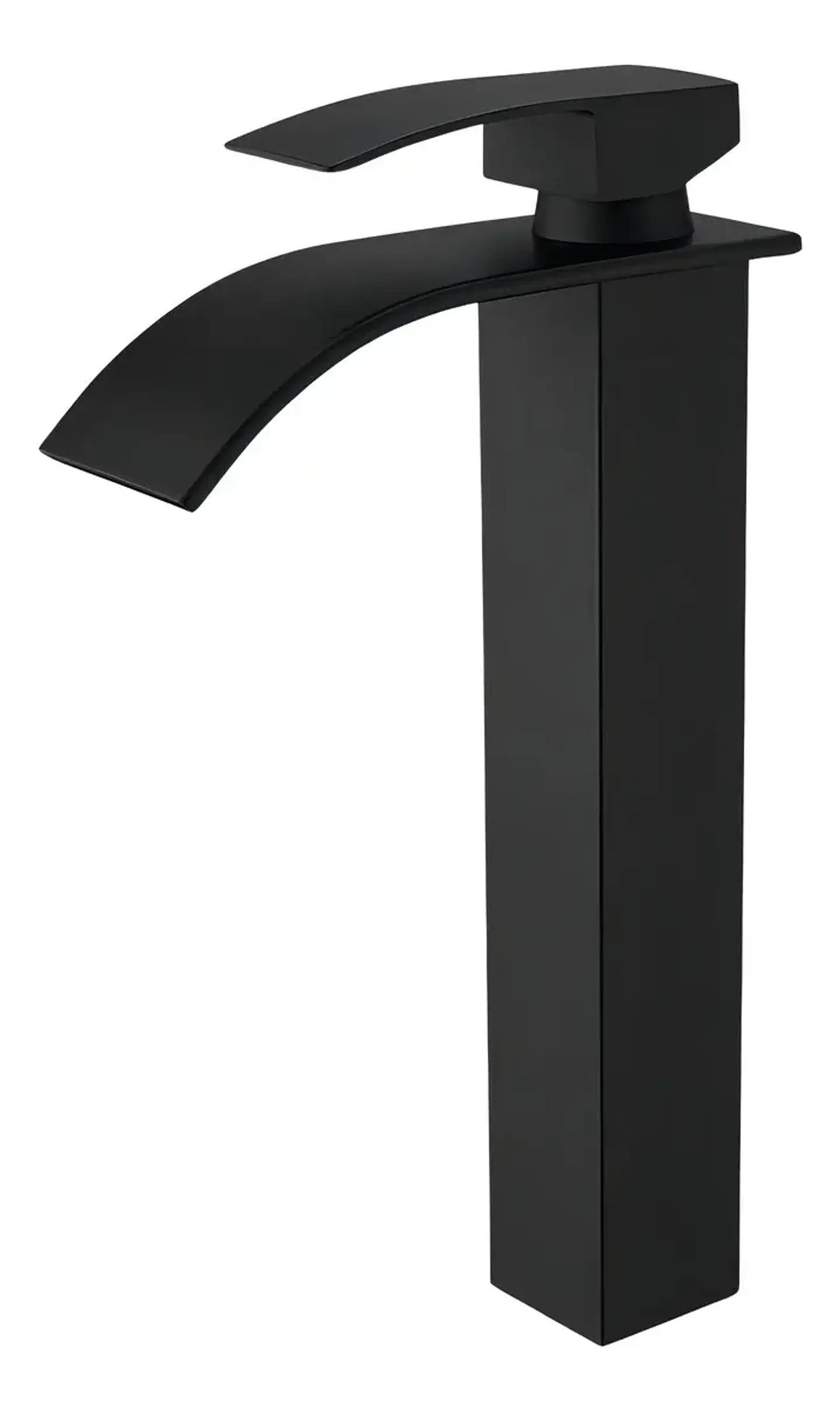 Grifería Baño Monomando Lavamanos Llave Grifo Acero Acabado Mate Color Negro 3