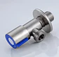Llave Angular He-He 1/2 Acero Inoxidable Para Estanque y Bidet - Miniatura 4