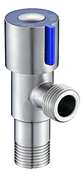 Llave Angular He-He 1/2 Acero Inoxidable Para Estanque y Bidet - Miniatura 2