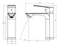 Monomando Lavatorio Llave Grifo Modelo Queens Pmb Acabado Cromado - Miniatura 4