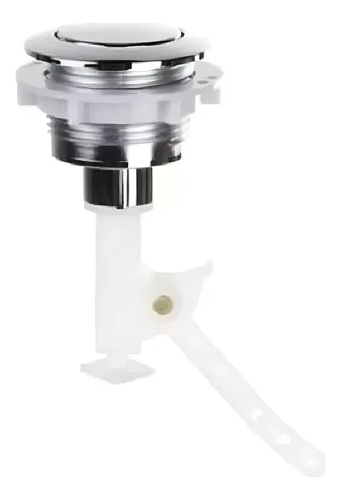 Botón Superior WC Hoffens Cromado Ajustable 38mm 1 Descarga 
