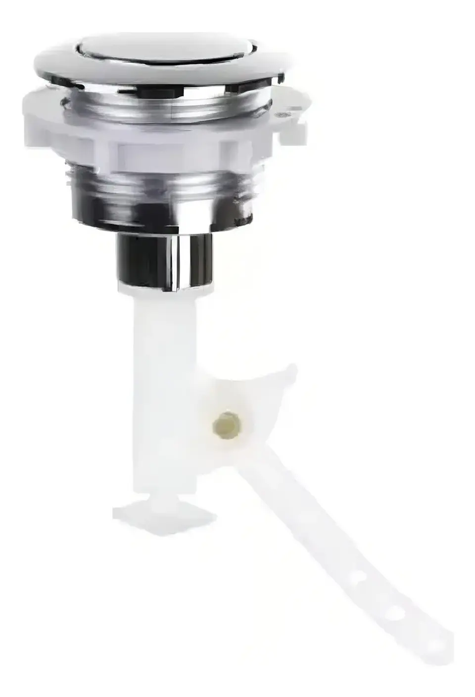 Botón Superior WC Hoffens Cromado Ajustable 38mm 1 Descarga  2
