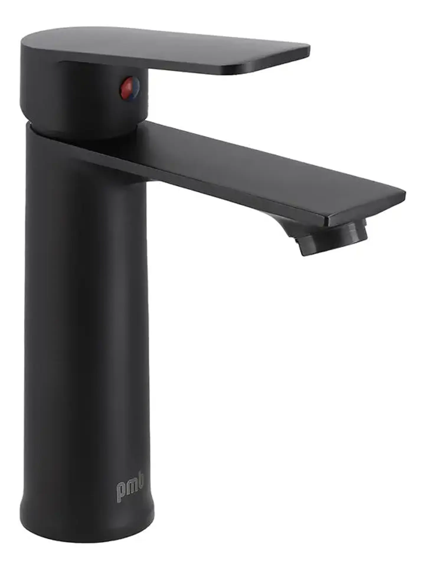 Llave Monomando Lavatorio Modelo Queens Pmb Color Negro Mate 2
