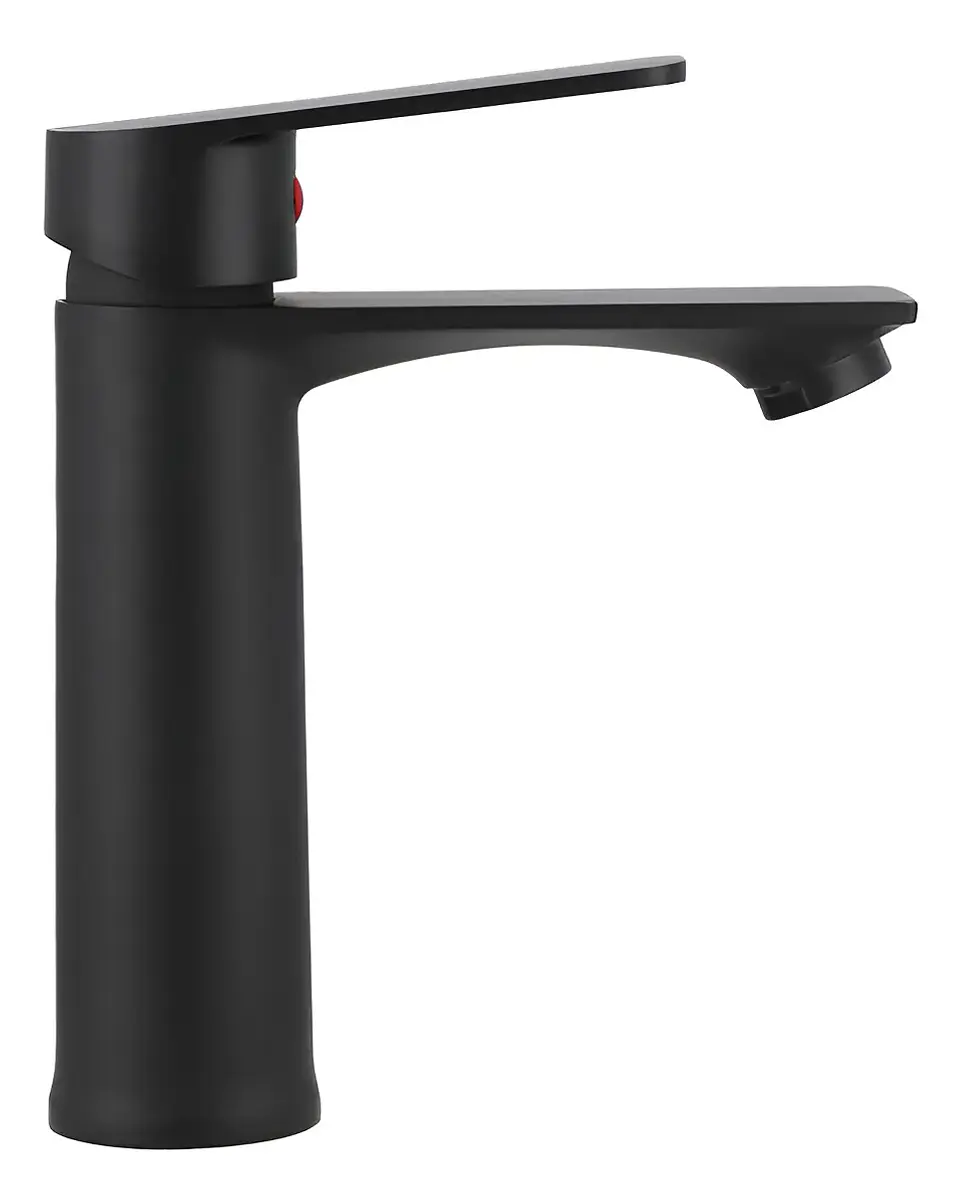 Llave Monomando Lavatorio Modelo Queens Pmb Color Negro Mate 5