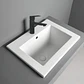 Llave Monomando Lavatorio Notte Acabado Negro Mate - Miniatura 1