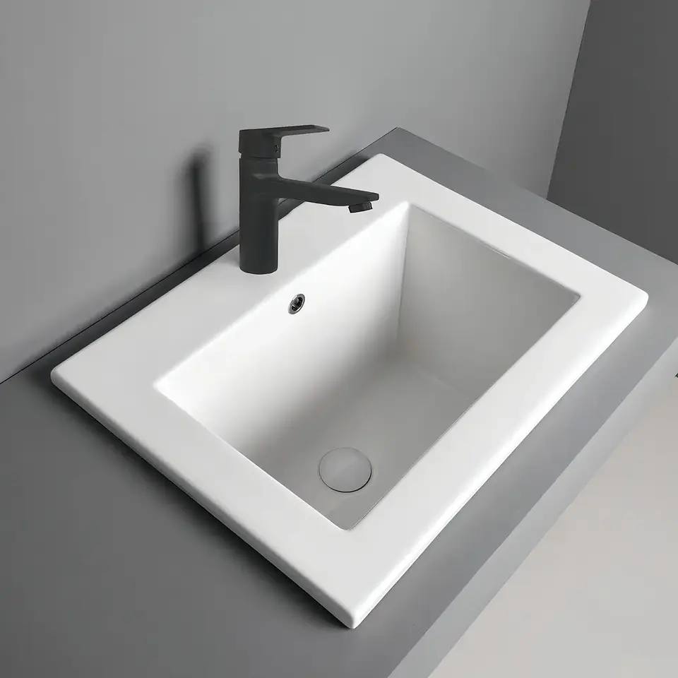 Llave Monomando Lavatorio Notte Acabado Negro Mate 1