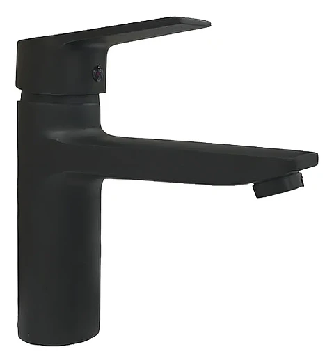 Llave Monomando Lavatorio Notte Acabado Negro Mate