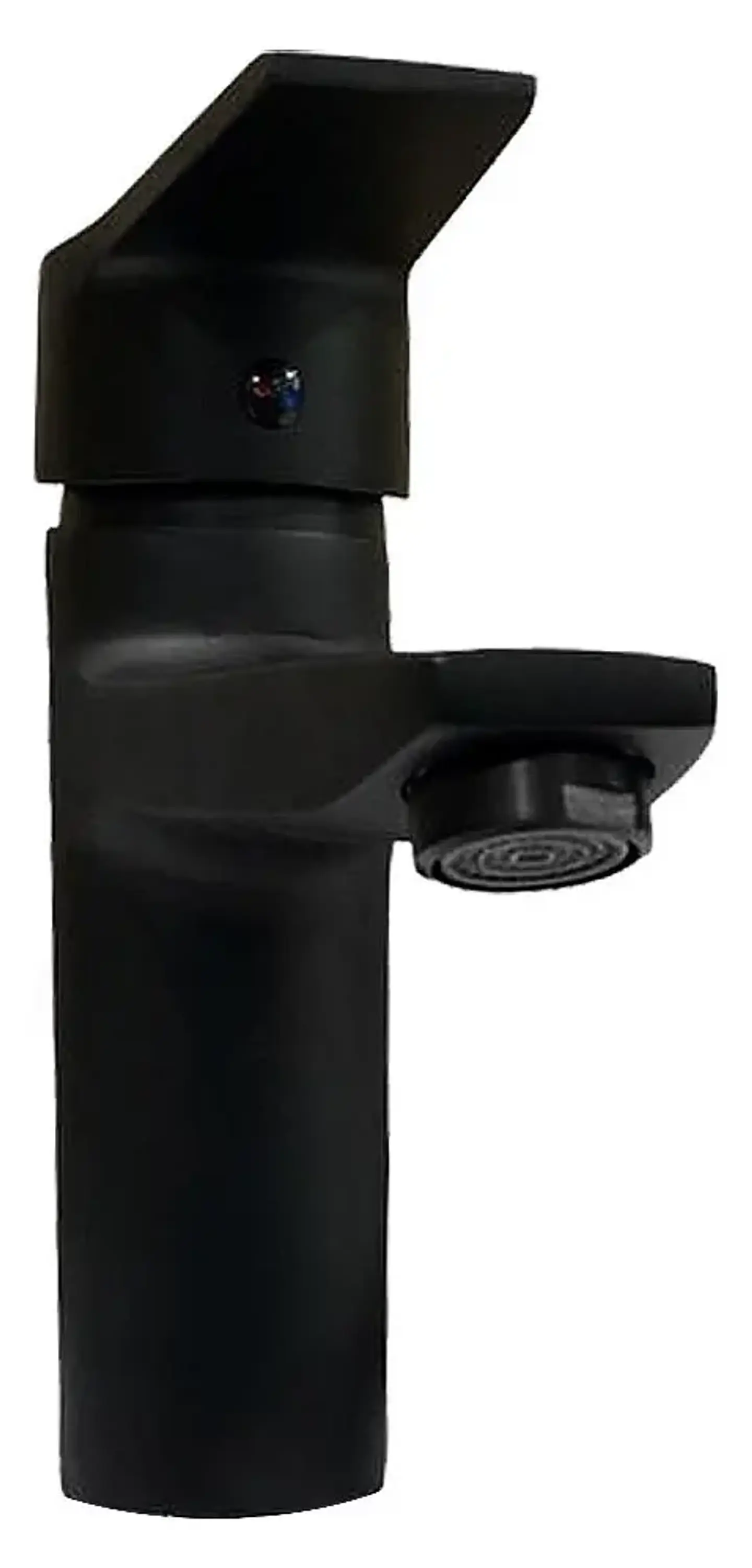 Llave Monomando Lavatorio Notte Acabado Negro Mate 6