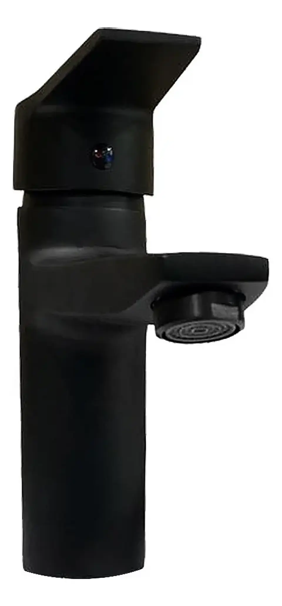 Llave Monomando Lavatorio Notte Acabado Negro Mate 6