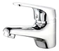 Llave Grifo Monomando Lavamanos Cromado + Flexibles - Miniatura 3