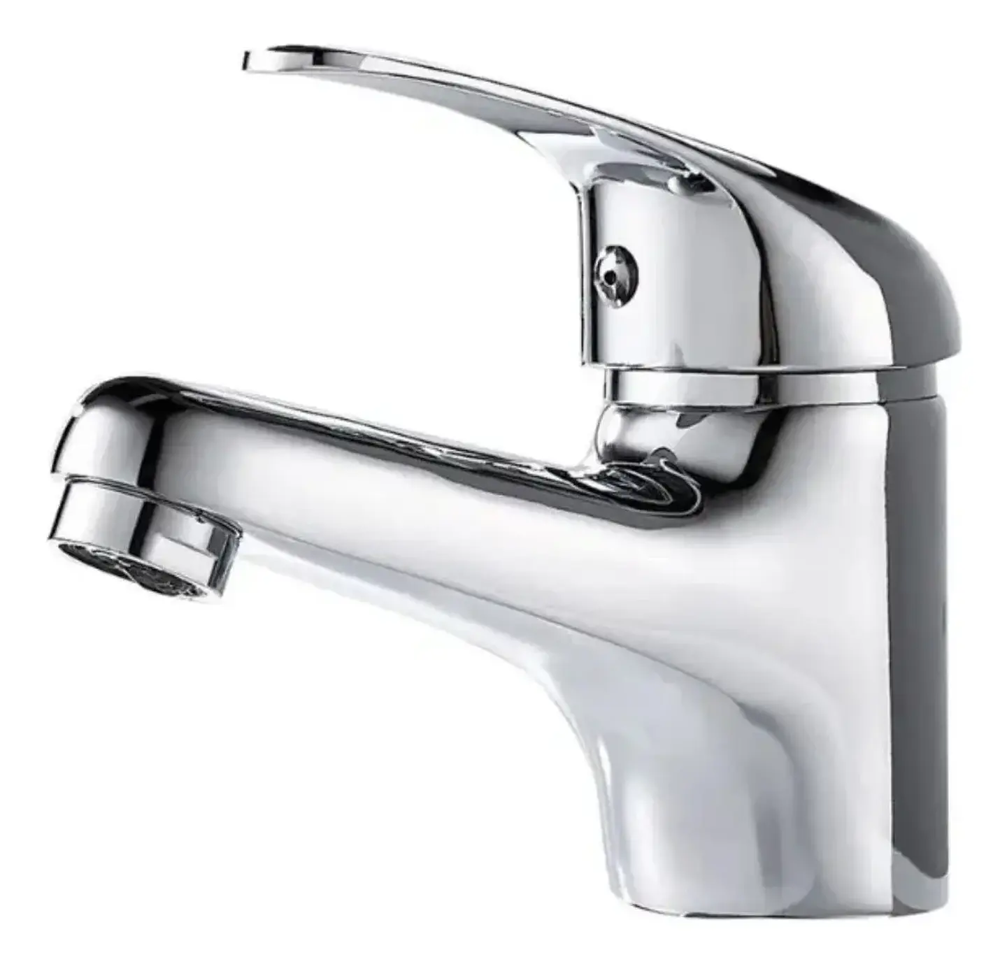 Llave Grifo Monomando Lavamanos Cromado + Flexibles 4