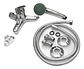 Llave Tina Ducha Monomando Cromada Kit Ducha Teléfono - Miniatura 1