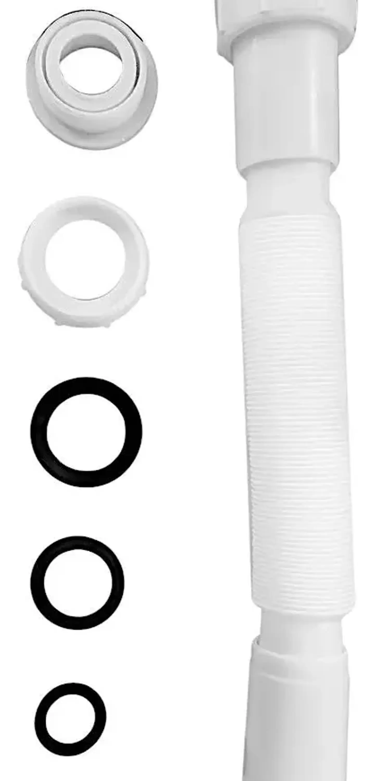 Sifón Flexible Corrugado Desagüe Drenaje Baño 5