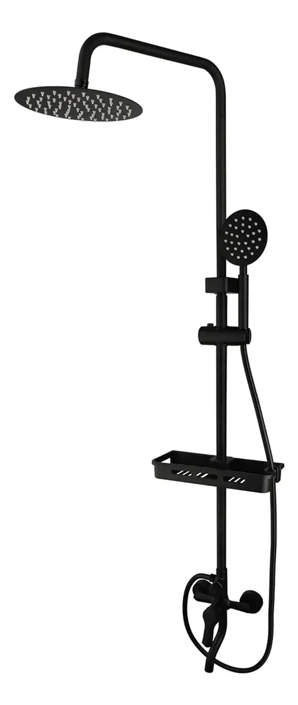 Columna De Ducha 3 Funciones + Llave Monomando Con Jabonera 6