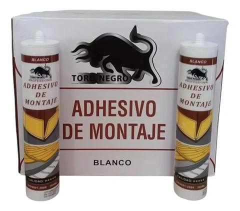 Silicona Adhesivo De Montaje Blanco Tubo 300ml