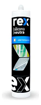 Silicona Neutra Transparente Rex de 300 ml para Vidrio y Aluminio - Miniatura 2