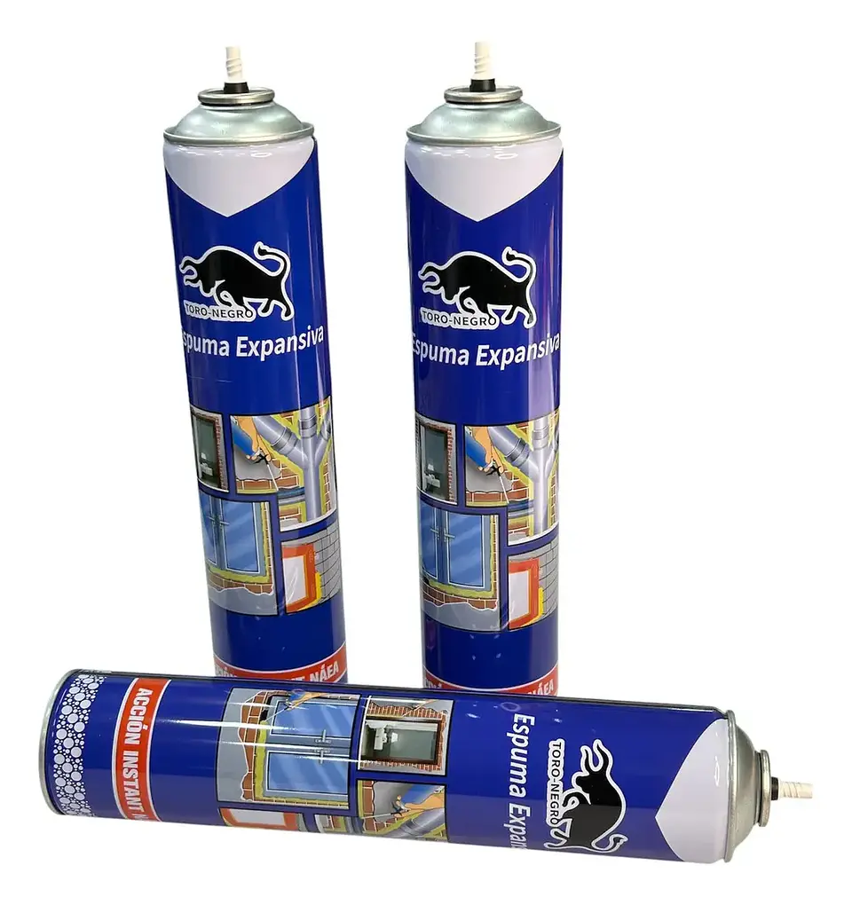 Espuma Expansiva Poliuretano 750 Ml Toro Negro 3