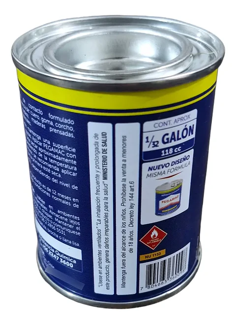 Adhesivo Contacto Universal Tarro 118 cc Marca Pegamac