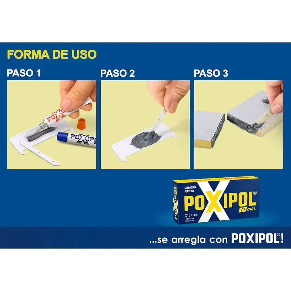 Poxipol Metálico | Adhesivo de Alta Resistencia para Metal 2