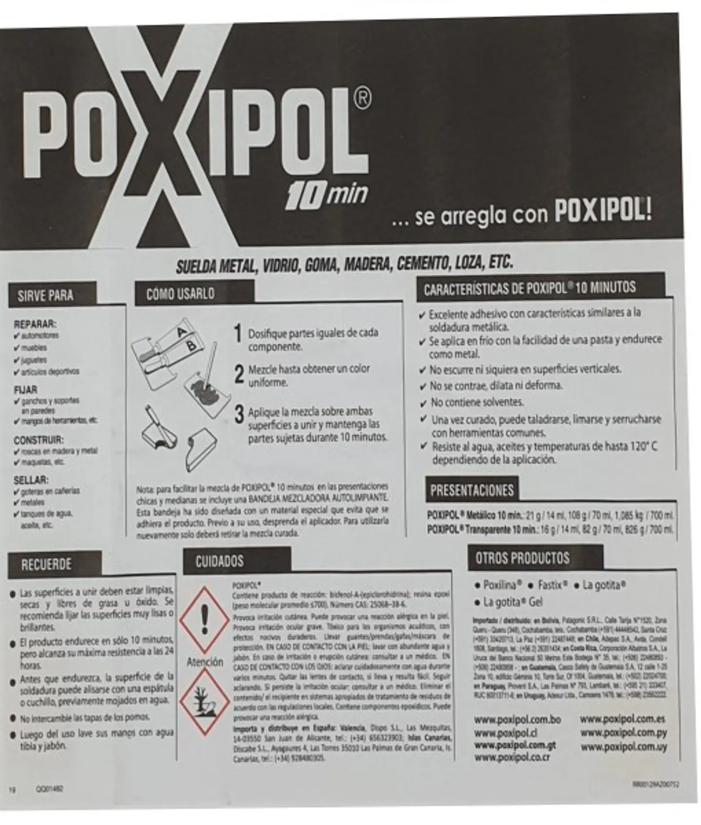 Poxipol Metálico | Adhesivo de Alta Resistencia para Metal 7