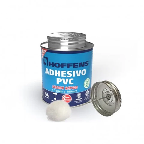 Adhesivo PVC Hoffens 240 cc Secado Rápido | Tuberías y Fittings