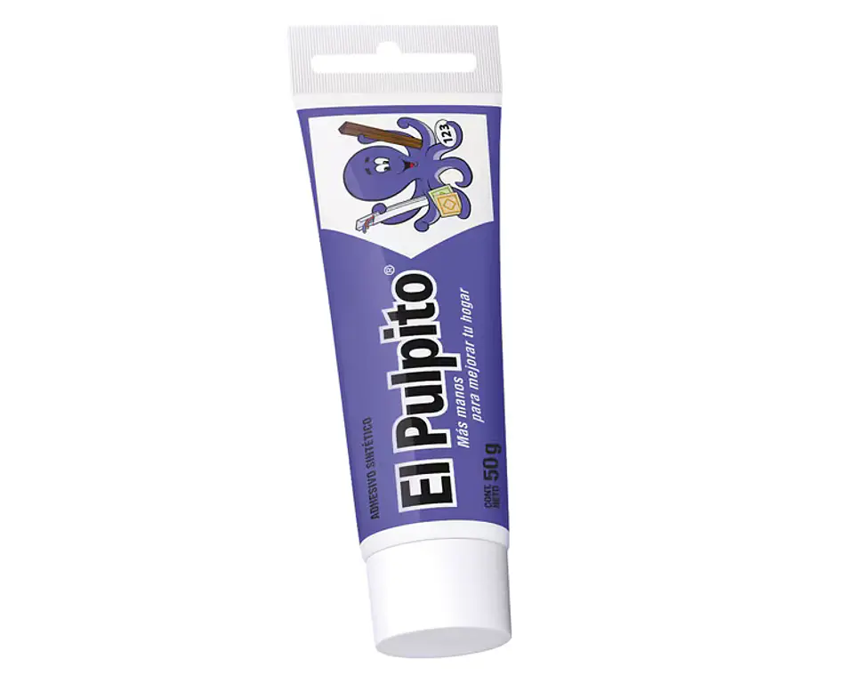 Pegamento Líquido El Pulpito Blanco No Tóxico 50g 4