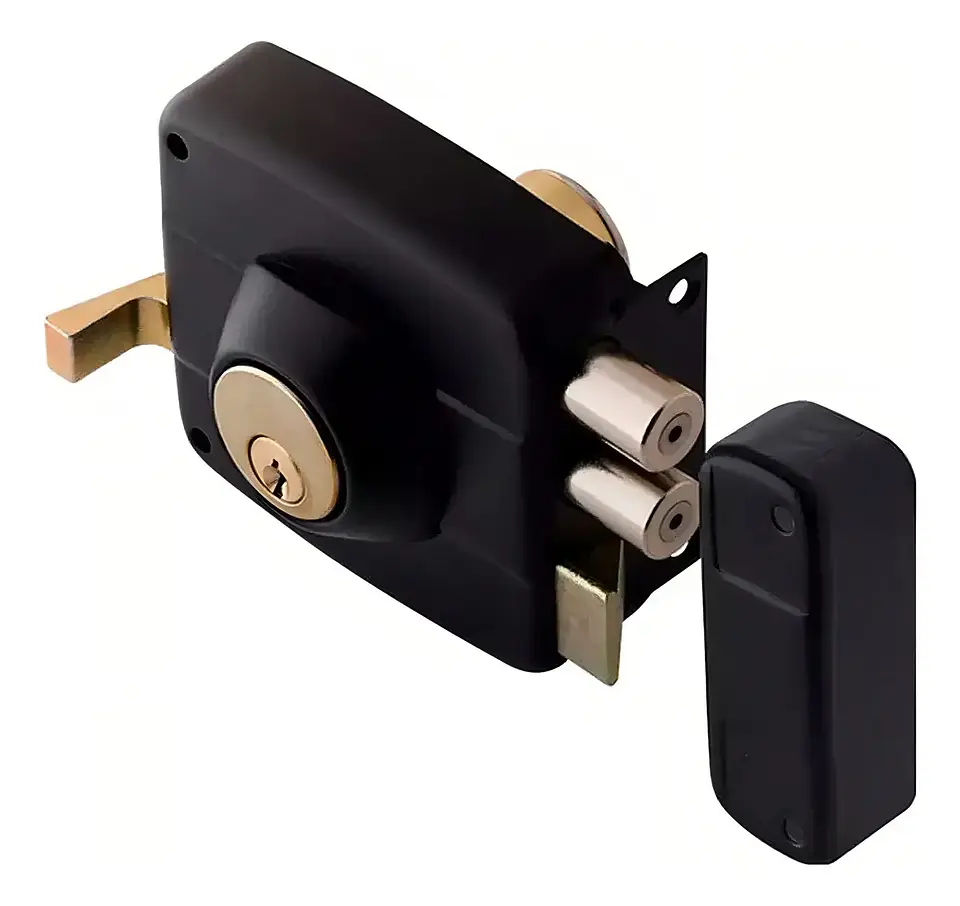Cerradura Sobreponer Doble Cerrojo 35 mm para Fierro | Las Moritas 1
