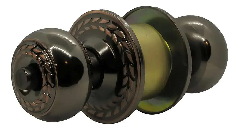 Cerradura De Pomo Baño Cocina Habitación Color Bronce Oscuro 4