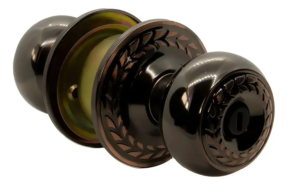 Cerradura De Pomo Baño Cocina Habitación Color Bronce Oscuro 5
