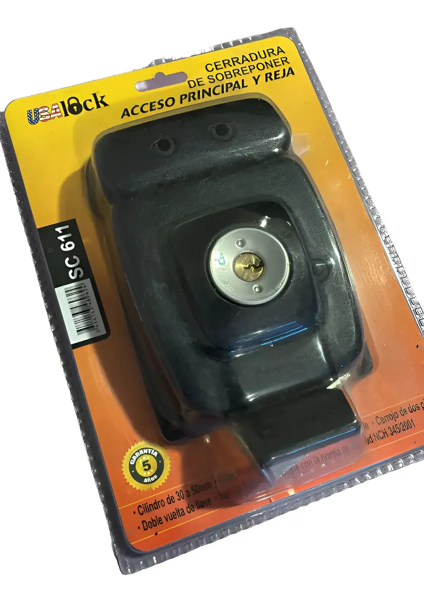 Cerradura Acceso Principal  Reja Marca Usalock Sc 611  3