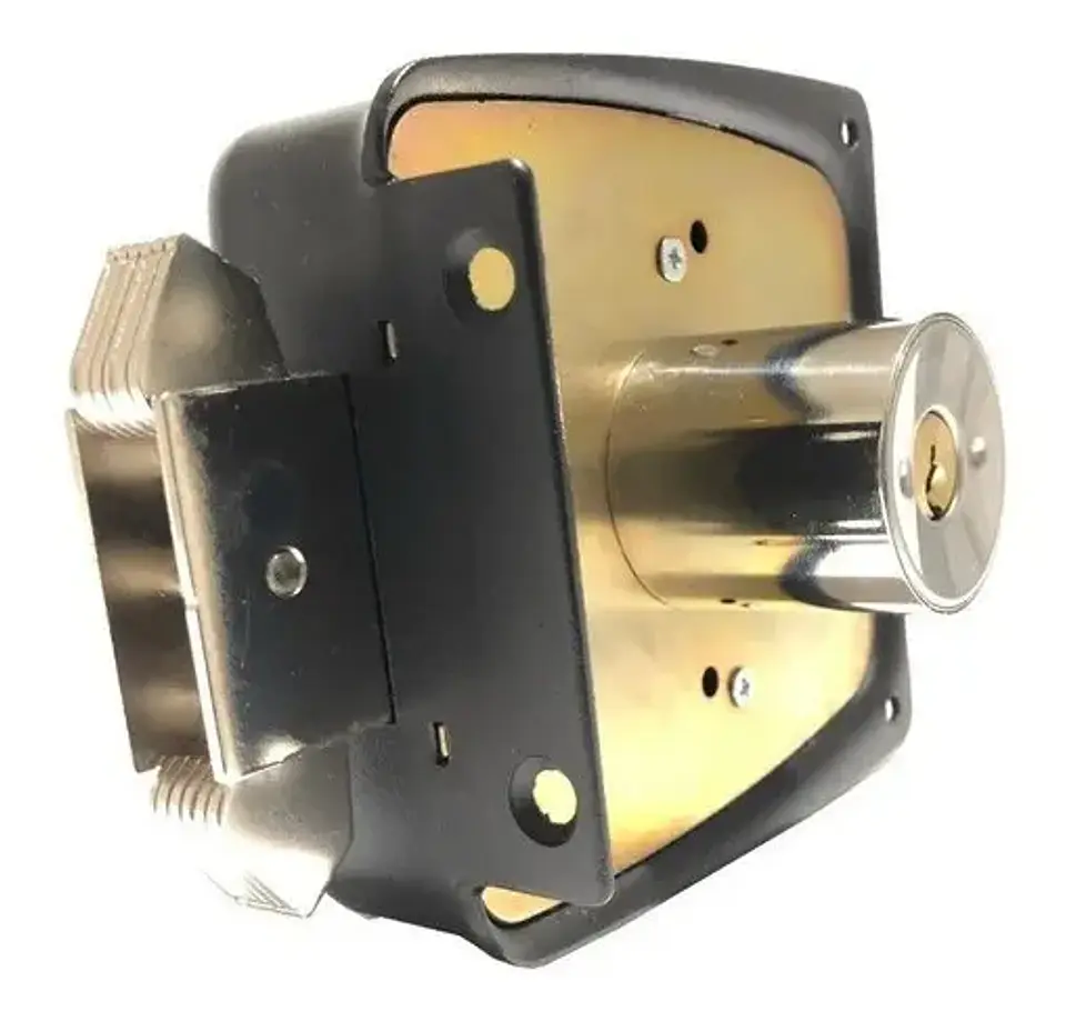 Cerradura Cangrejo 715 con cilindro incorporado + Caja para Soldar  5